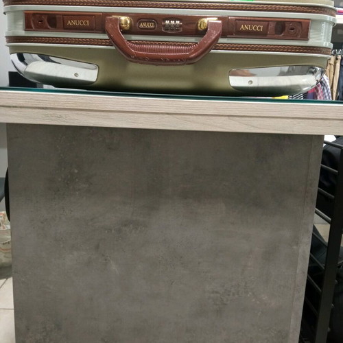 Suitcase used small made of hard PVC material