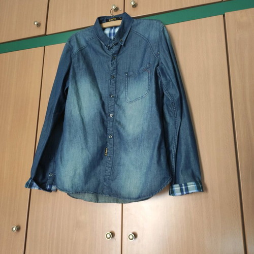 X-Three men's denim shirt like new, blue, size L
