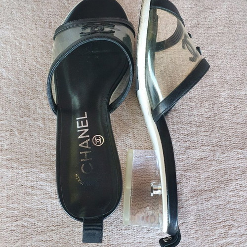 Chanel shoes size 36 used, black