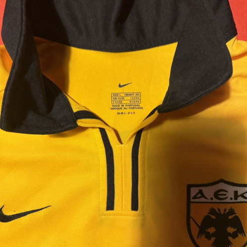 AEK Original Long-Sleeve Jersey 2000-2001, like new, player worn