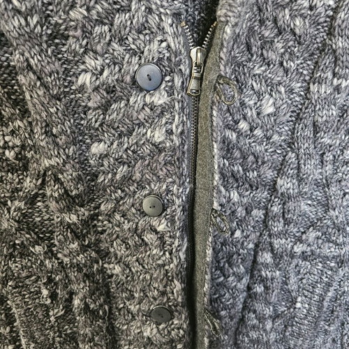 Scotch & Soda men's knitted cardigan used, size Large, grey