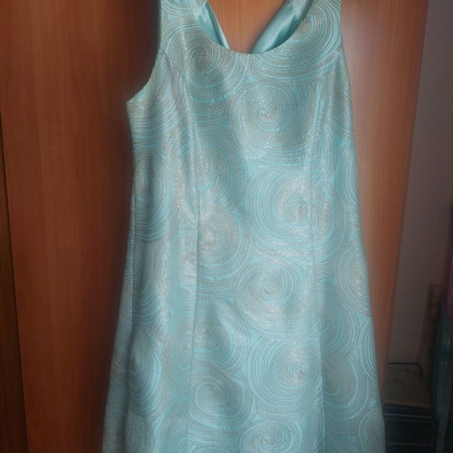 Dress turquoise like new, size XXXL