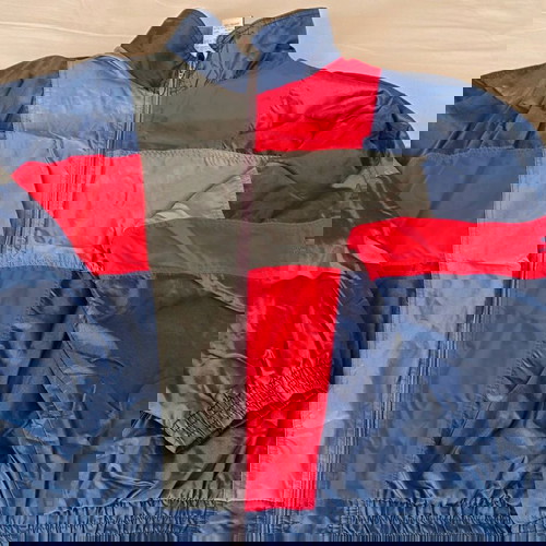 Puma Vintage Ανδρική Αντι-Ανεμική Ζακέτα Σαν Καινούργιο Μέγεθος XL Μπλε Κόκκινο