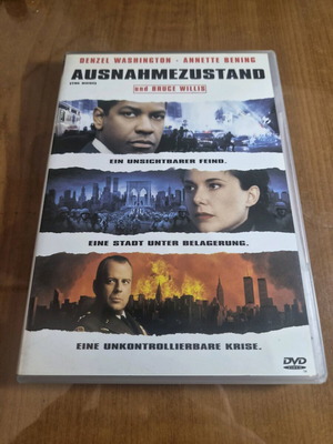 The Siege (Ausnahmezustand) DVD like new, action thriller with Denzel Washington & Bruce Willis