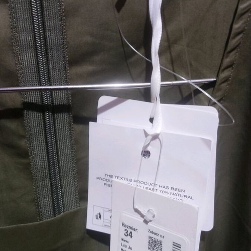 Liu Jo mini dress new, cotton, khaki, size EU32 XS
