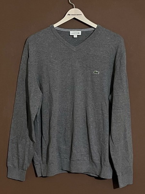 Lacoste sweater men’s used, gray, size 6 (L/XL)