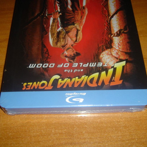Indiana Jones και ο Ναός του Χαμένου Θησαυρού Blu-Ray steelbook καινούργιο, αγγλική έκδοση