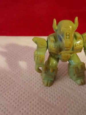 Minotaur figure miniature 1985 used, green collectible
