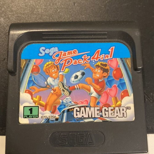 Sega Game Pack 4 in 1 Game Gear cartridge like new