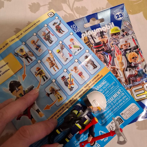 Playmobil Boy Series 23 Firefighter New with Equipment and Packaging