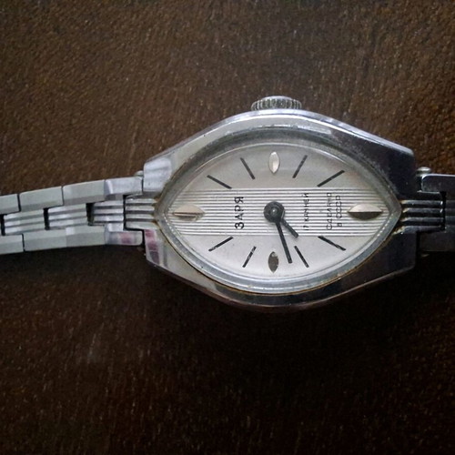 Zaria mechanical watch women's used, vintage USSR
