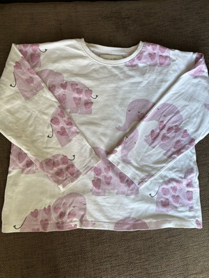 Zara long-sleeve cotton shirt like new with glitter, size 116 cm for 5 years