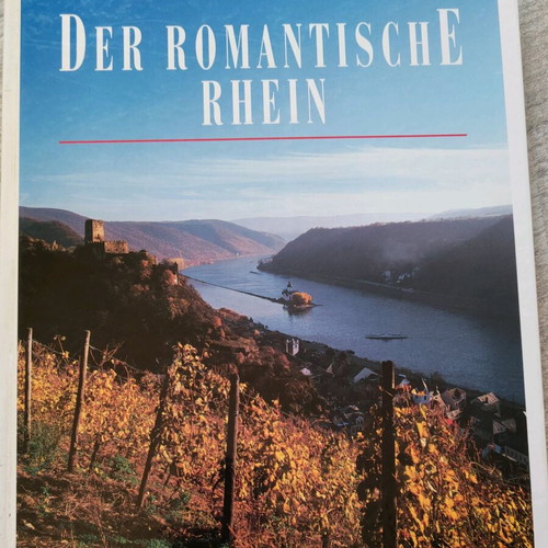 Der Romantische Rhein book used in German