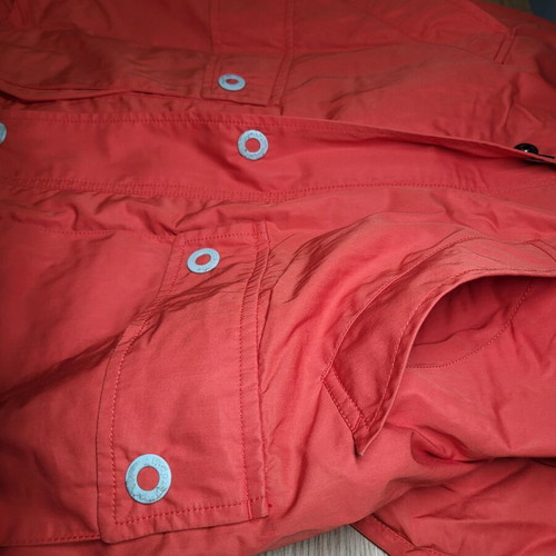 Lacoste jacket orange XL like new, waterproof and windproof