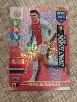 Steven Berghuis Trading Card from AFC Ajax Impact Signing series, like new