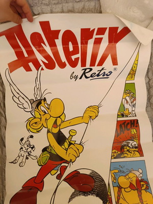 Vintage Asterix by Retro posters used, set of 2