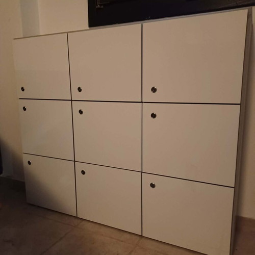 Gym locker like new with 9 compartments and locks