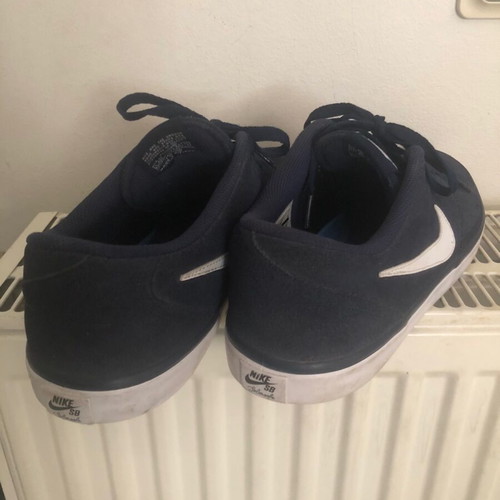 Nike SB shoes like new, size 45, white and blue