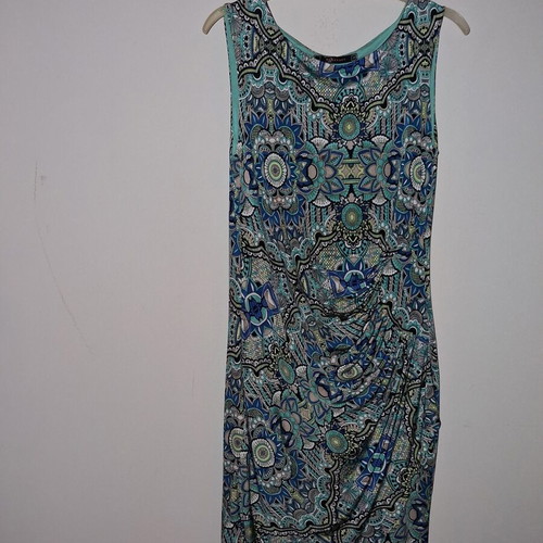 Raxevsky printed dress XS/S like new, turquoise multicolor