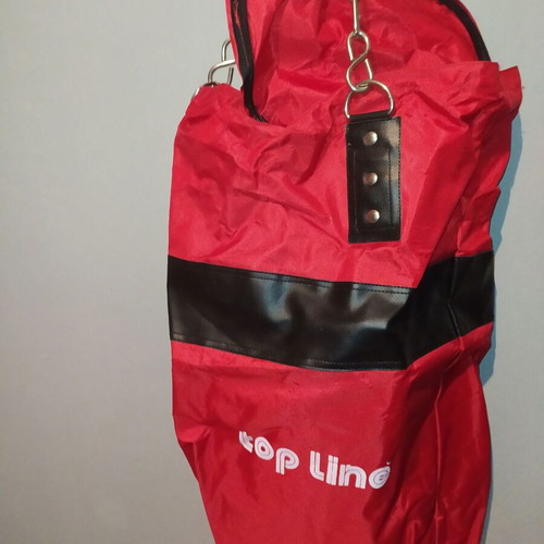 Boxing punching bag new with gloves