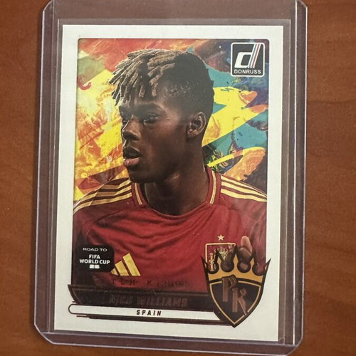 Panini Road to World Cup Nico Williams Pitch Kings card