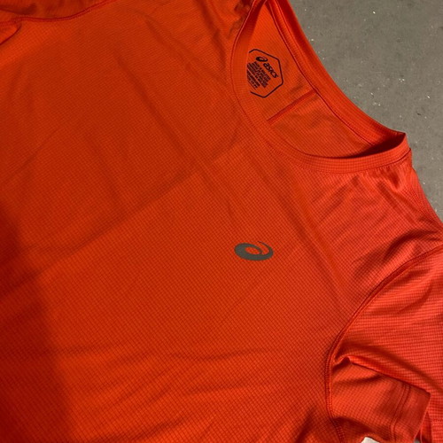 Asics women's sports t-shirt orange like new, size XS