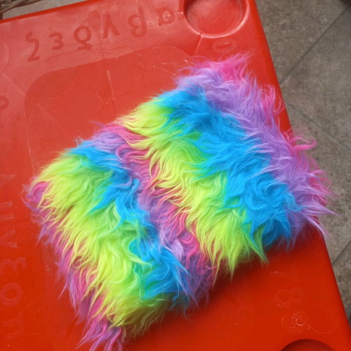 Monster, Unicorn & Labubu Fuzzy Rainbow Accessories Set new