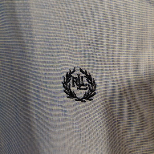 Ralph Lauren boys' shirt sky blue size 12 like new