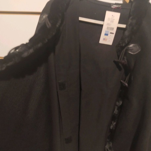 Madlen cape black like new, size S