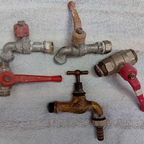 Outdoor taps used, valves