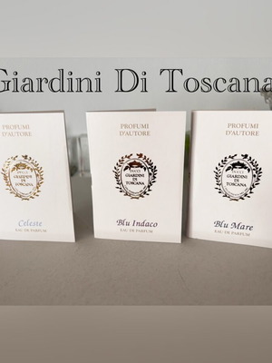 Giardini Di Toscana official perfume testers new, pack of 3, 2 ml