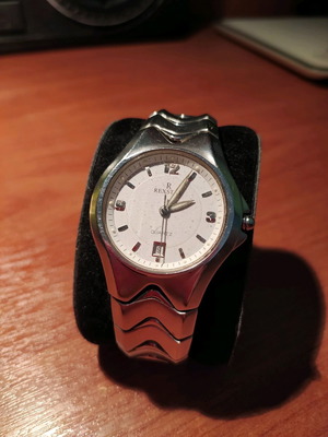 Ρολόι Rexstar Vintage μεταχειρισμένο unisex από ανοξείδωτο ατσάλι