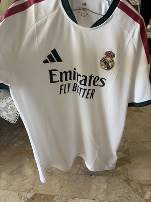 Adidas Real Madrid 2026-2027 football shirt, white, XL