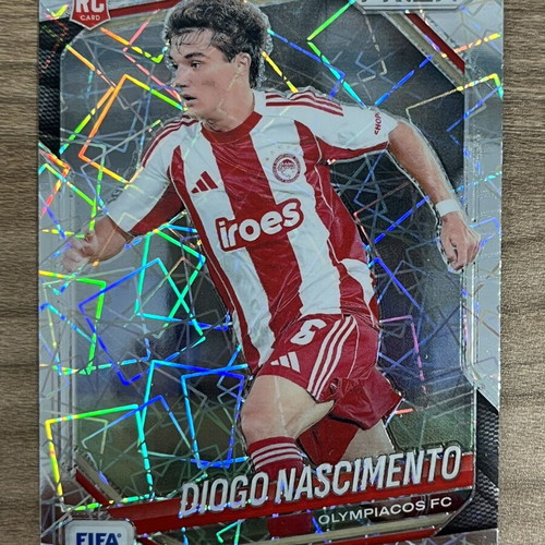 2025-26 Panini Prizm FIFA Soccer RC Diogo Nascimento laser card like new