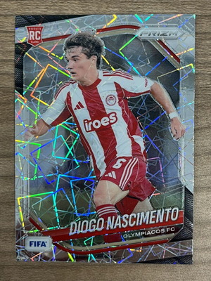 2025-26 Panini Prizm FIFA Soccer RC Diogo Nascimento laser card like new