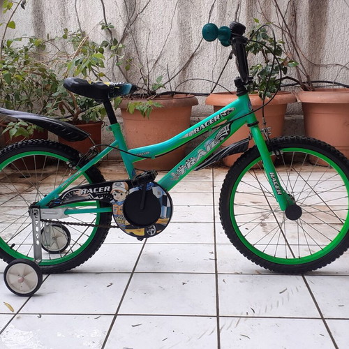 Children's mountain bike used with training wheels, 20 inch, gears, V-brakes