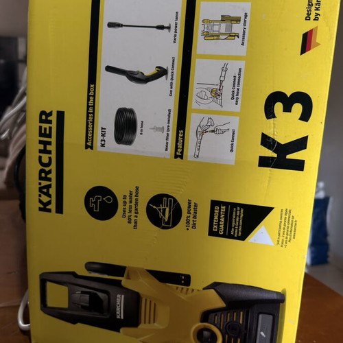 Karcher K3 Pressure Washer 1600W, 120 bar