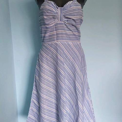 Handmade dress with bustier and open back like new