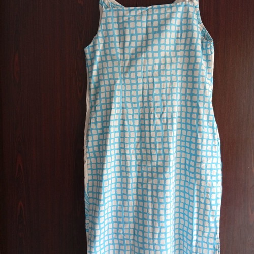Lagbi dress size 42, white and turquoise