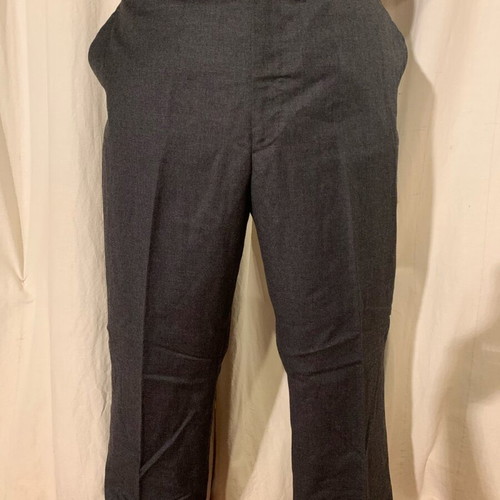 Angelico Tailor Napoli men's pants size 40 like new, dark charcoal wool
