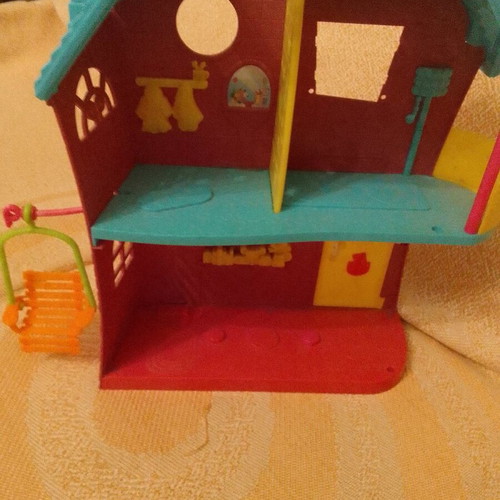 Polly Pocket Polly's House used with swing