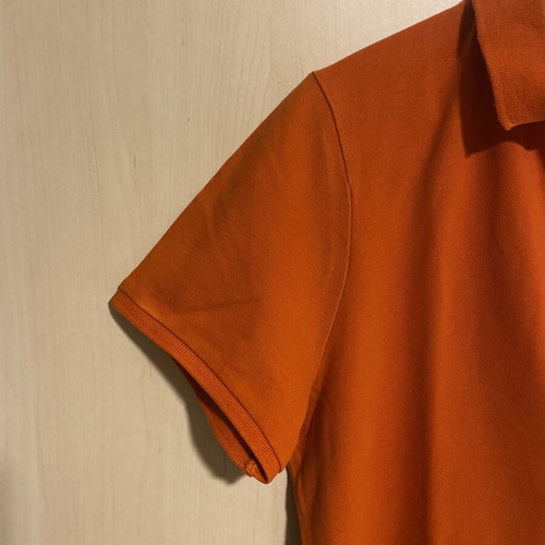 Burberry women's orange pique shirt like new
