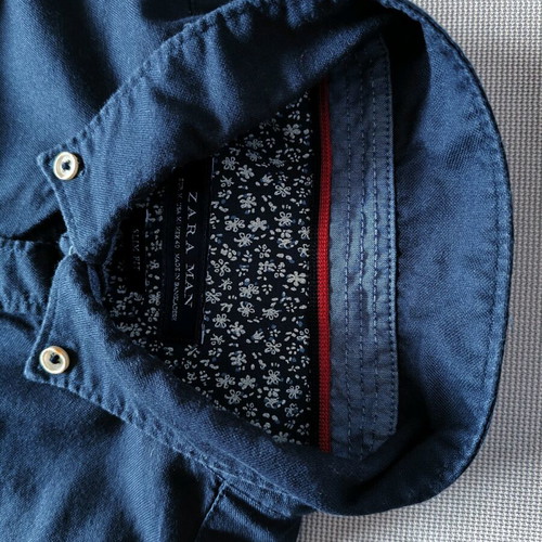 Zara men's shirt dark blue size M like new