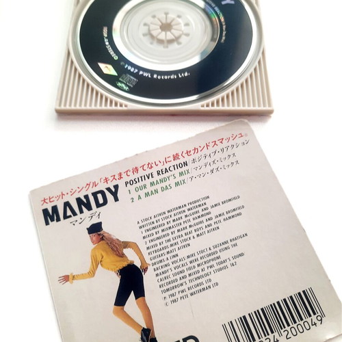 Mandy Positive Reaction 1988 Japanese CD-Mini Single used