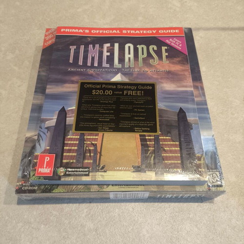 Timelapse PC game new, sealed with guide