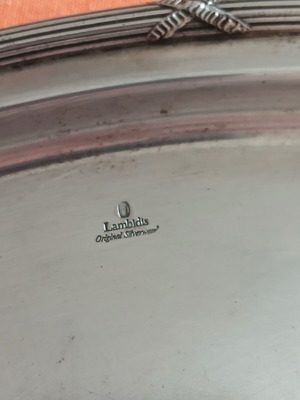 Serving tray Lambidis Original Silverware 39 cm used