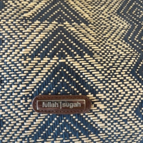 Fullah Sugah blue clutch bag like new