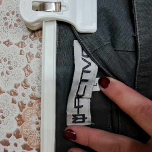 Mini skirt like new No.L gray with large pocket