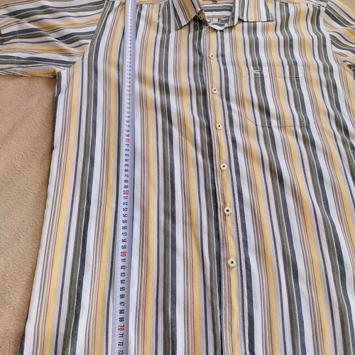 Camel Active men's short-sleeve shirt like new, multicolor, size L