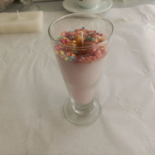 Candle in Glass New